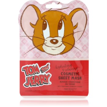Mad Beauty Tom & Jerry Sheet Mask - Jerry mască textilă hidratantă cu acid hialuronic - imagine 2